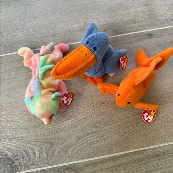 Ty Beanie Baby’s Goldie, Scoops, and Sammy - Picture 3 of 3